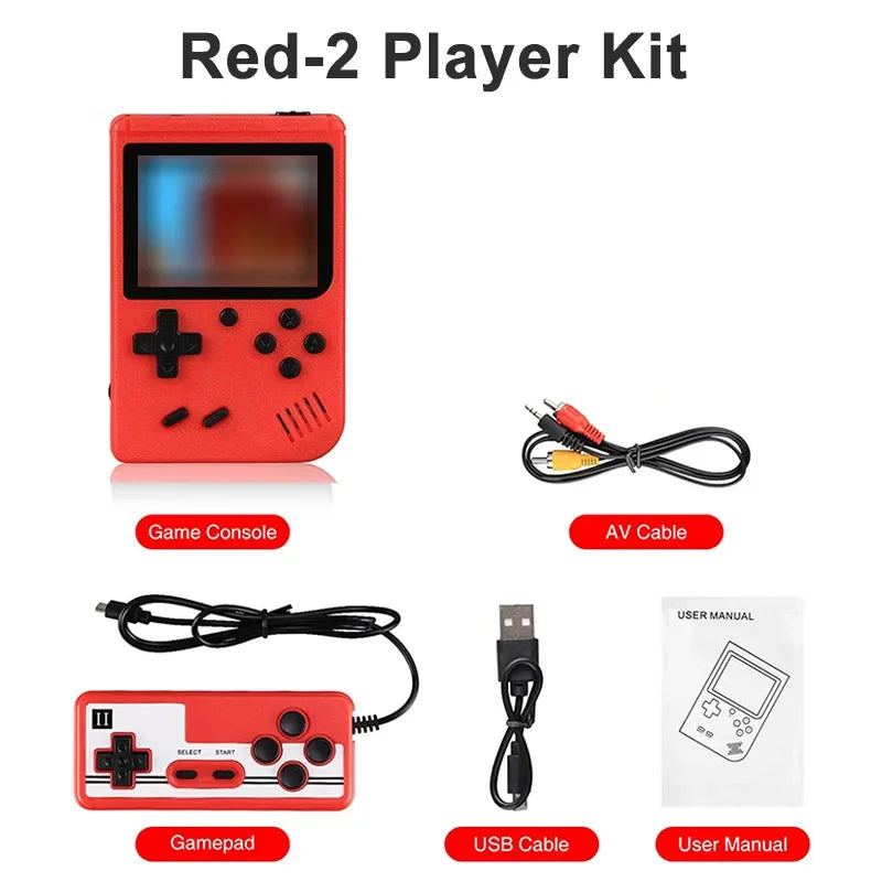 NEW Portable Retro Mini Video Game Console 8-Bit Handheld Game Player Built-In 400 Games AV Out Game Console Gameboy Videojuego